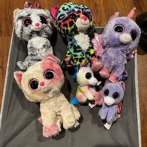 Adorable used TY plushie babies